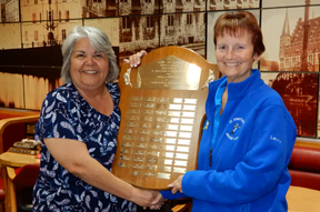 J Delbaere Memorial Trophy presentation