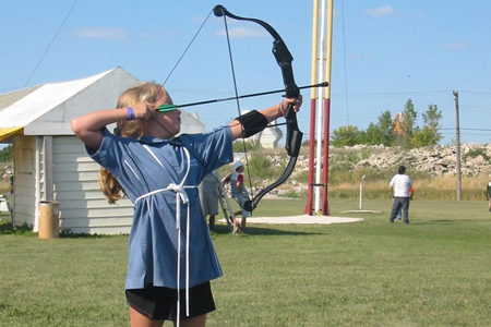 Young archer  - photo by Donna Lesage